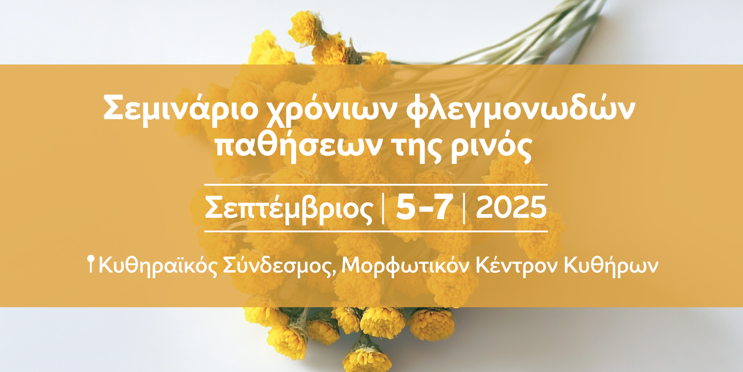 Σεμινάριο Χρόνιων Φλεγμονωδών Παθήσεων της Ρινός – Κύθηρα 2025
